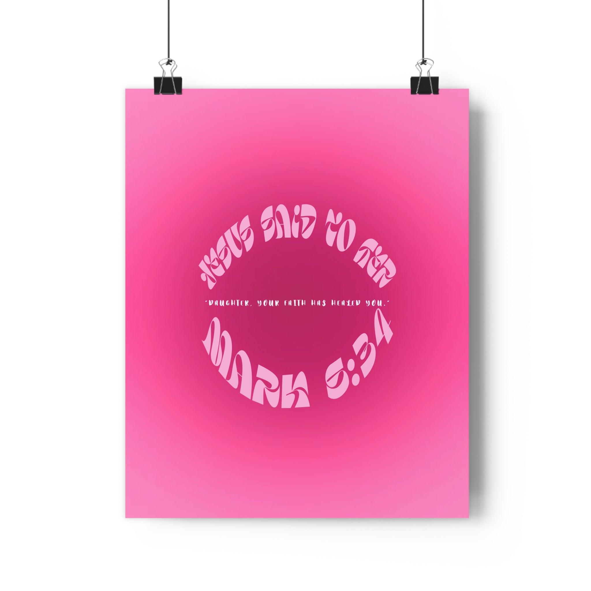 Inspiring God-Inspired Matte Posters, Faith Wall Art, Girl Empowerment Decor, Uplifting Home Print, Bible Verse Decorations