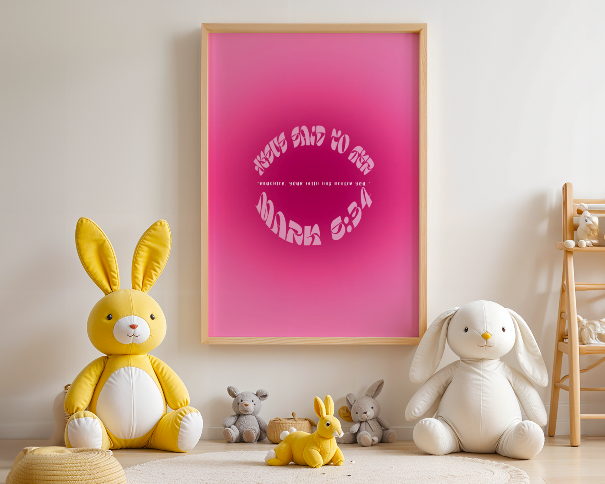 Inspiring God-Inspired Matte Posters, Faith Wall Art, Girl Empowerment Decor, Uplifting Home Print, Bible Verse Decorations
