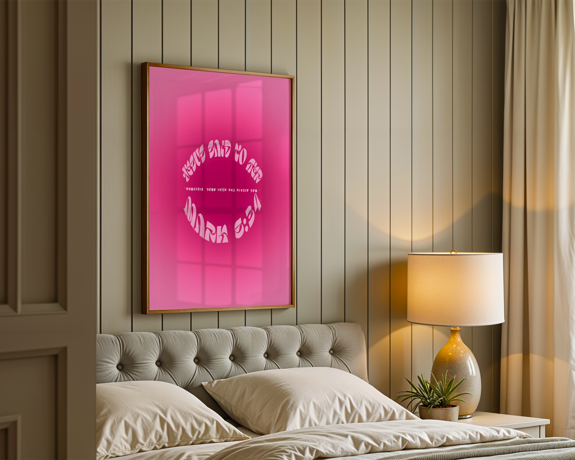 Inspiring God-Inspired Matte Posters, Faith Wall Art, Girl Empowerment Decor, Uplifting Home Print, Bible Verse Decorations