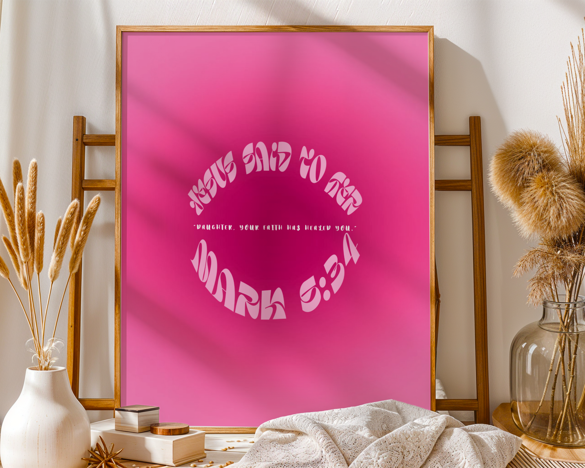 Inspiring God-Inspired Matte Posters, Faith Wall Art, Girl Empowerment Decor, Uplifting Home Print, Bible Verse Decorations