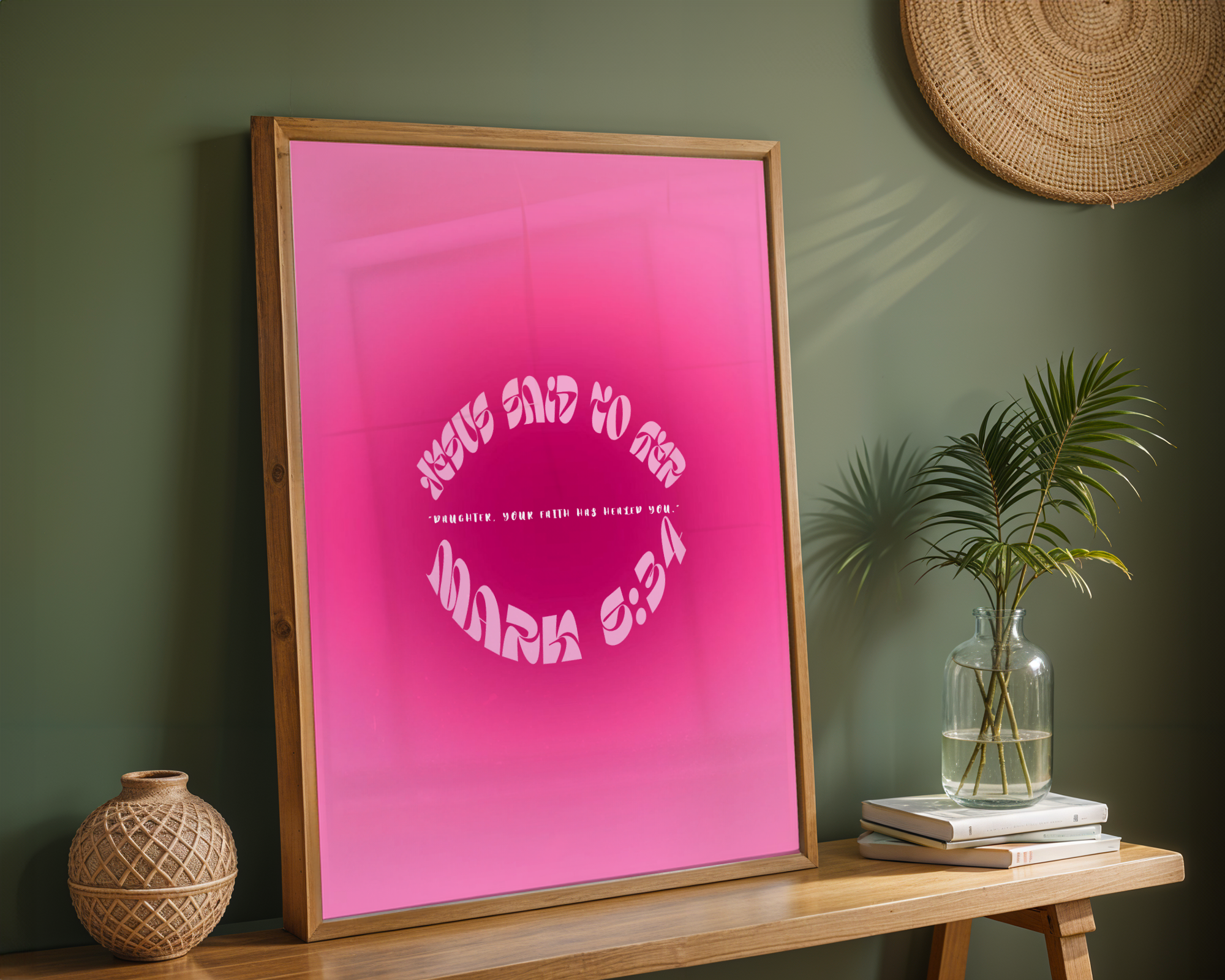 Inspiring God-Inspired Matte Posters, Faith Wall Art, Girl Empowerment Decor, Uplifting Home Print, Bible Verse Decorations