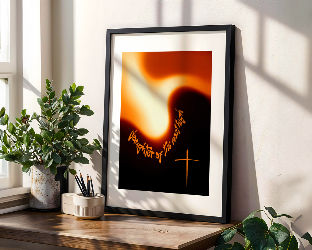Anointed for Impact Christian Poster, Powerful Faith Motivational Wall Art, Religious Quote Print for Believers