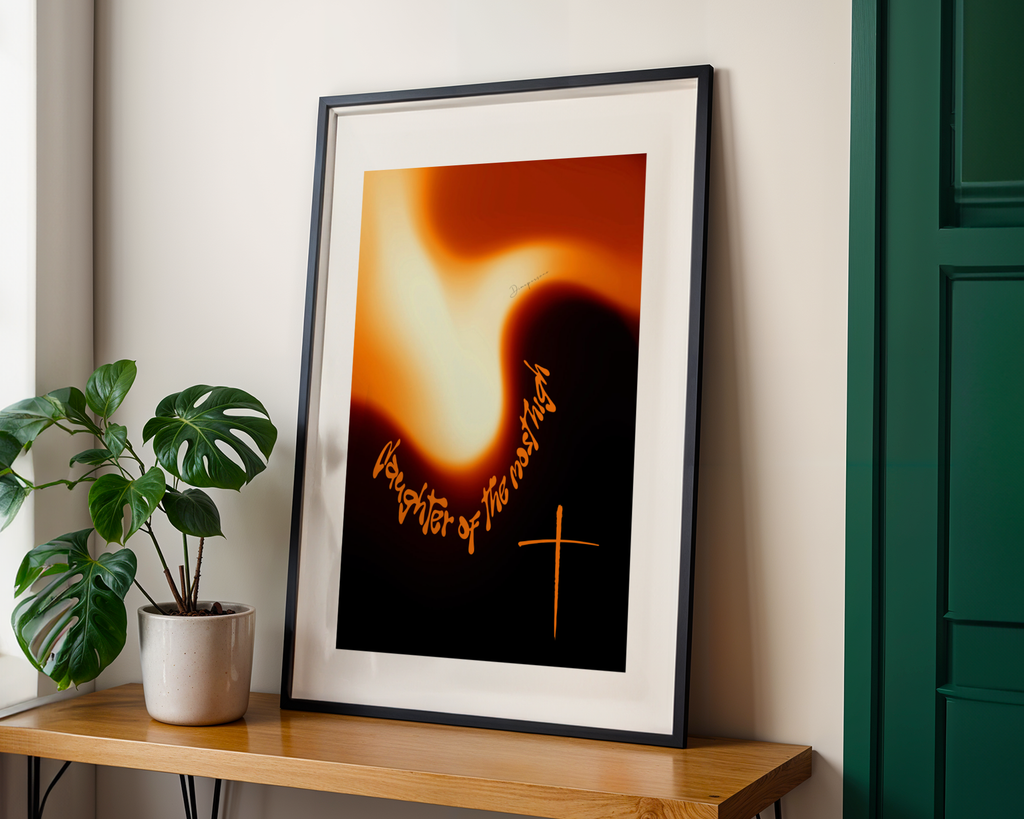 Anointed for Impact Christian Poster, Powerful Faith Motivational Wall Art, Religious Quote Print for Believers