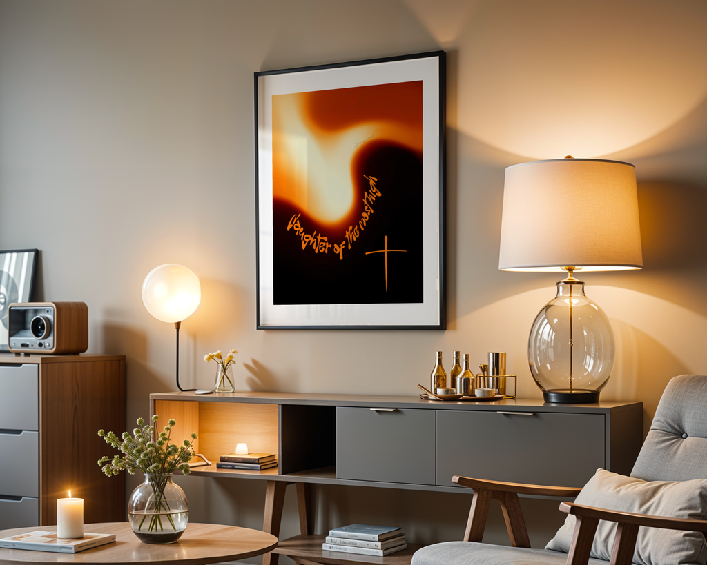 Anointed for Impact Christian Poster, Powerful Faith Motivational Wall Art, Religious Quote Print for Believers