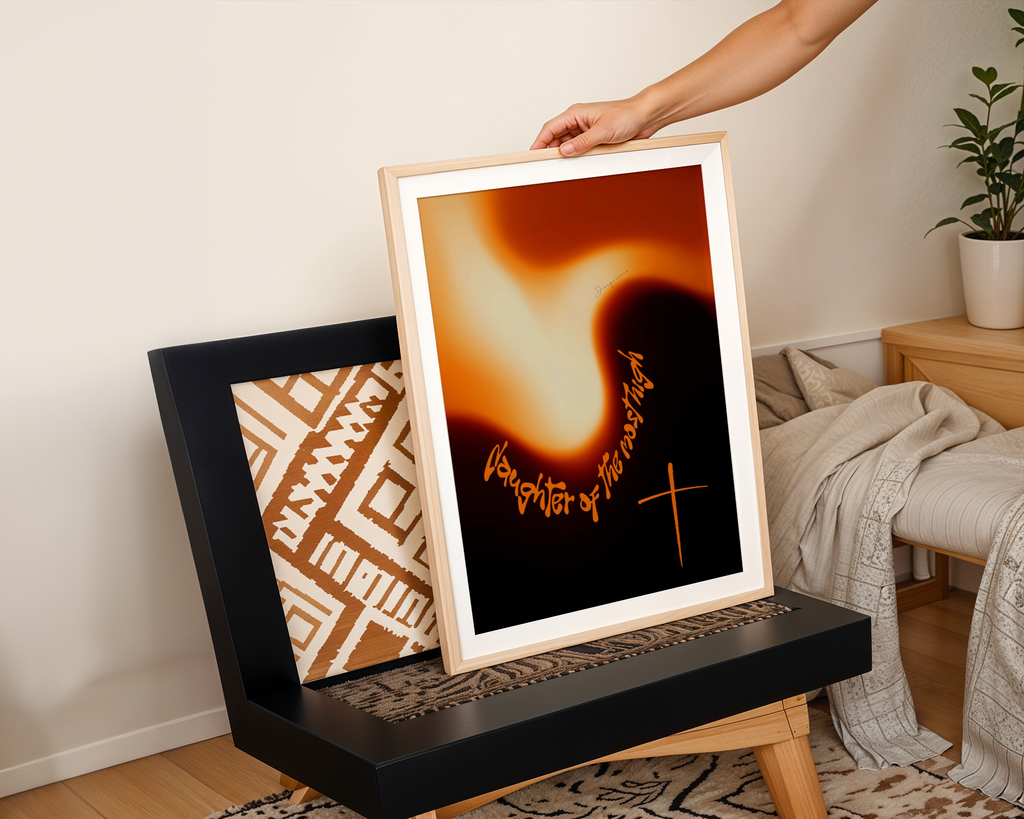 Anointed for Impact Christian Poster, Powerful Faith Motivational Wall Art, Religious Quote Print for Believers