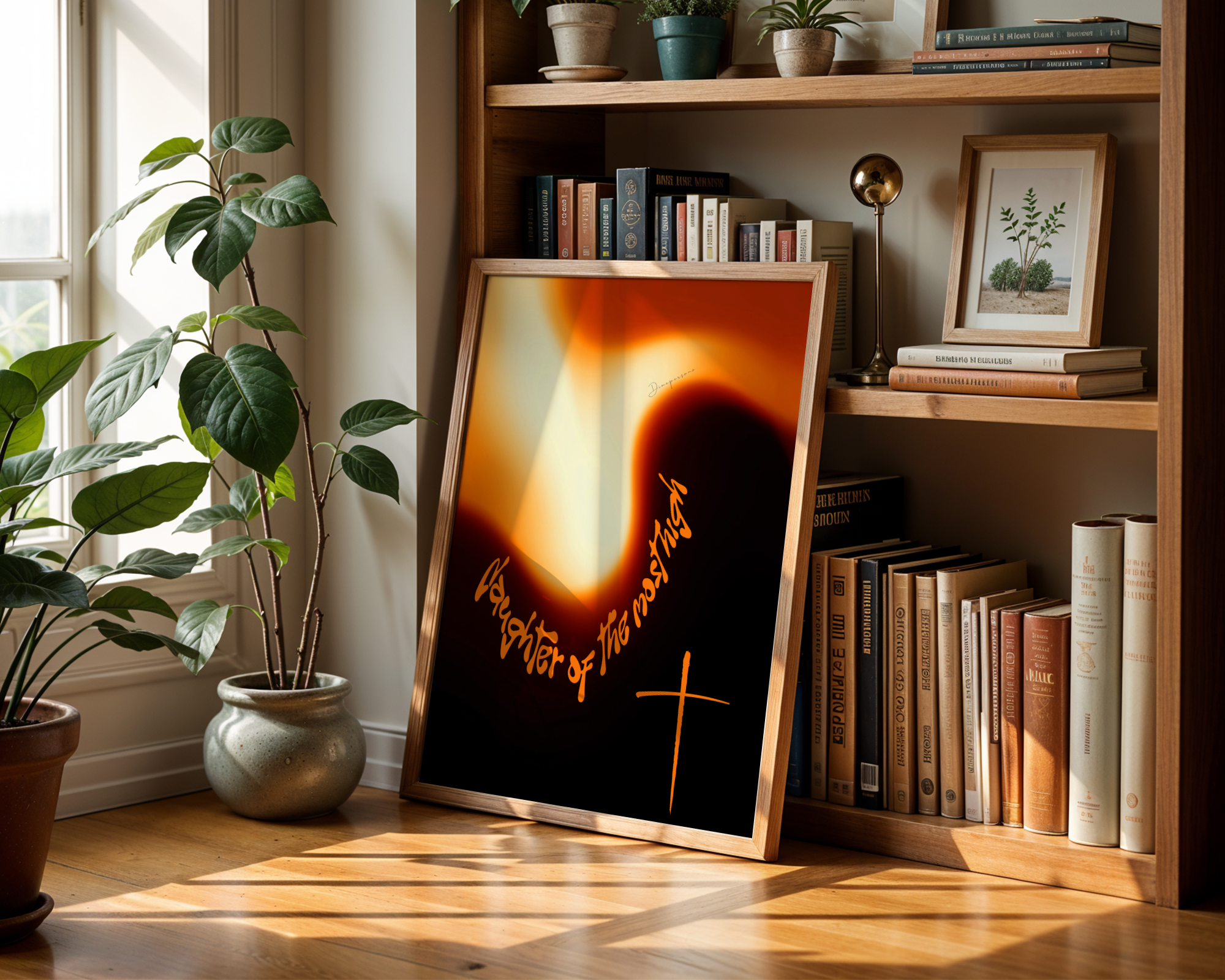Anointed for Impact Christian Poster, Powerful Faith Motivational Wall Art, Religious Quote Print for Believers