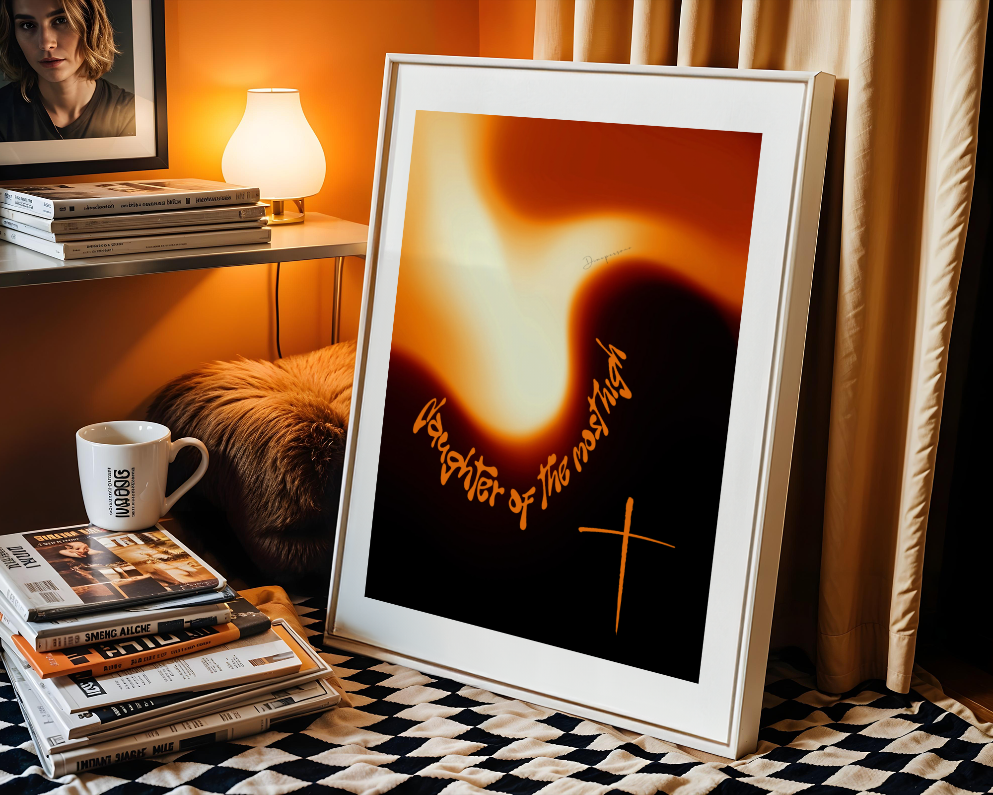 Anointed for Impact Christian Poster, Powerful Faith Motivational Wall Art, Religious Quote Print for Believers