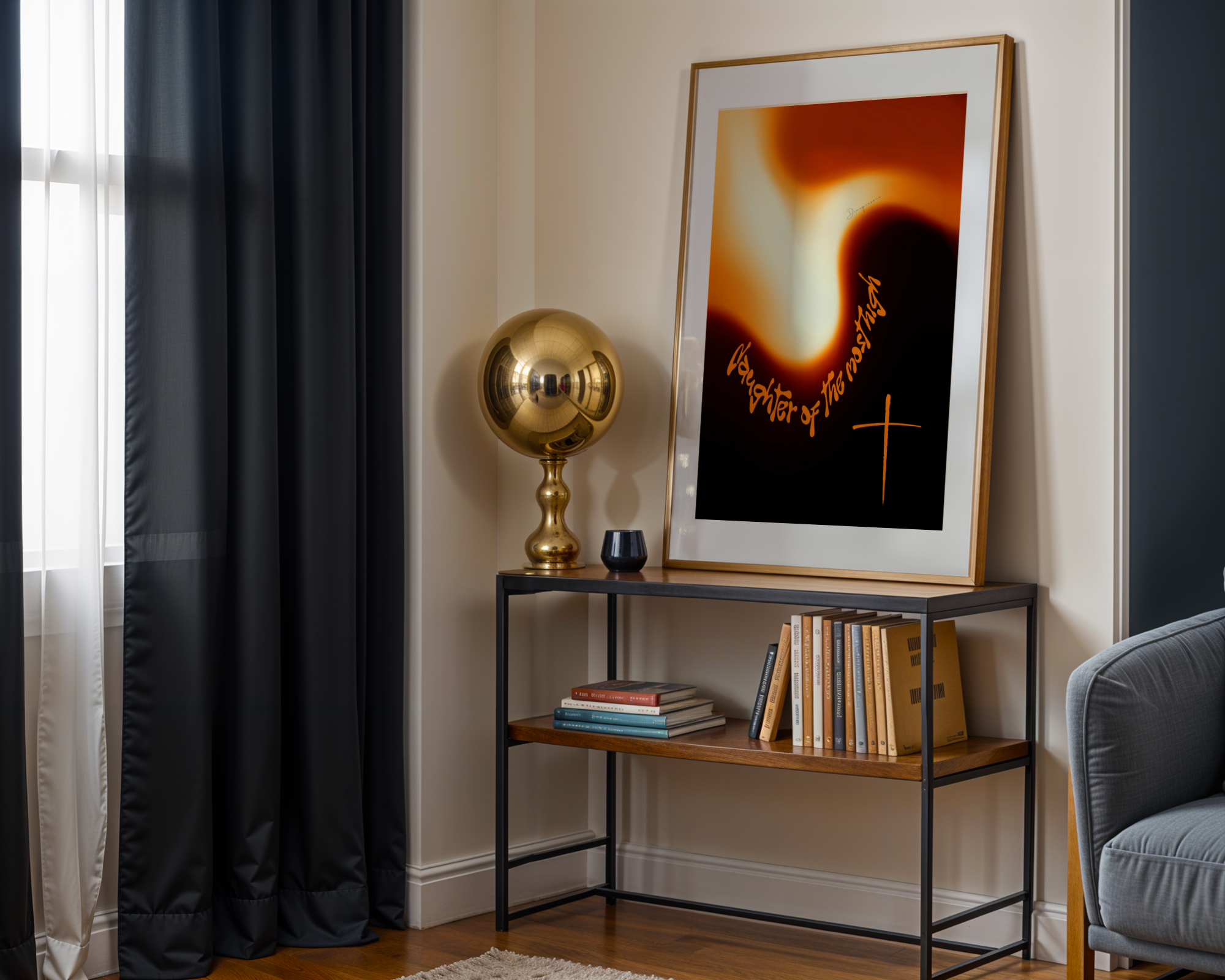 Anointed for Impact Christian Poster, Powerful Faith Motivational Wall Art, Religious Quote Print for Believers