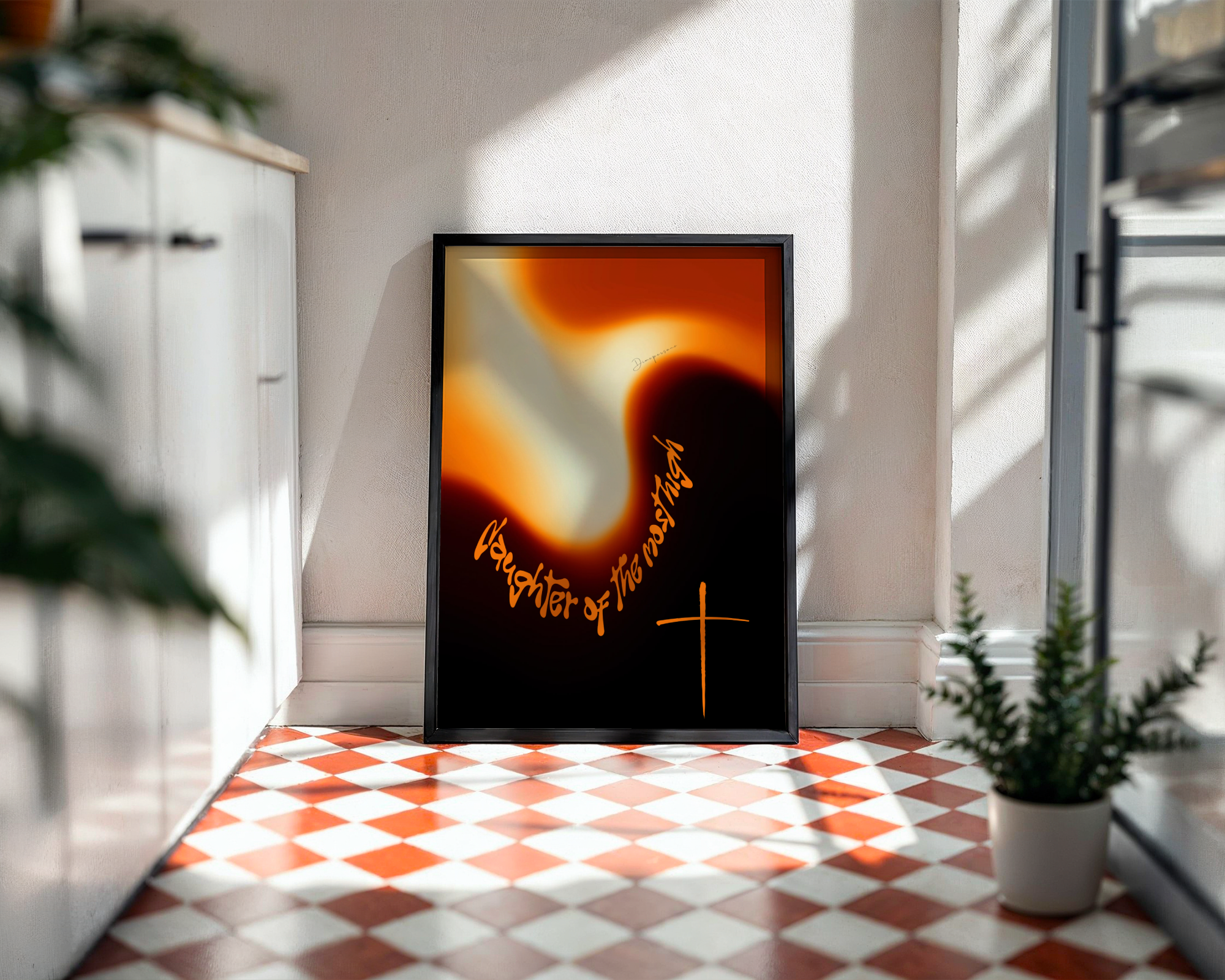 Anointed for Impact Christian Poster, Powerful Faith Motivational Wall Art, Religious Quote Print for Believers