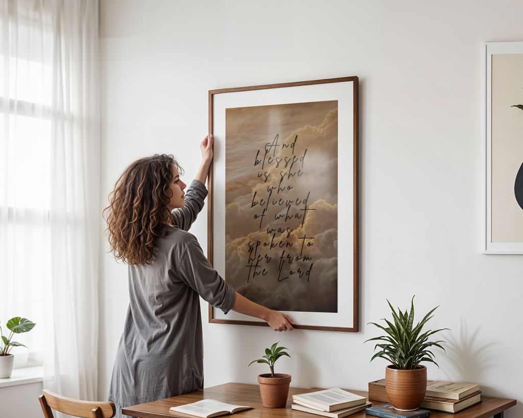 Make Every Wall Speak Life, Faith Filled and Inspirational Wall Art Prints (Made Just for You) Faith Decor