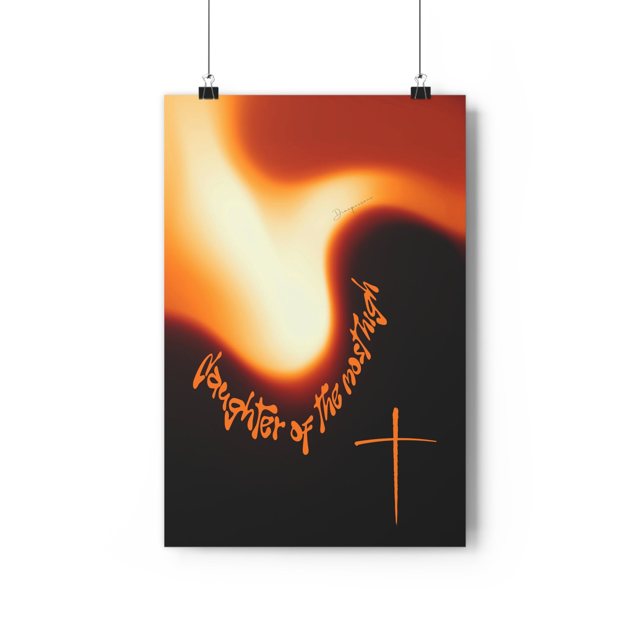 Anointed for Impact Christian Poster, Powerful Faith Motivational Wall Art, Religious Quote Print for Believers